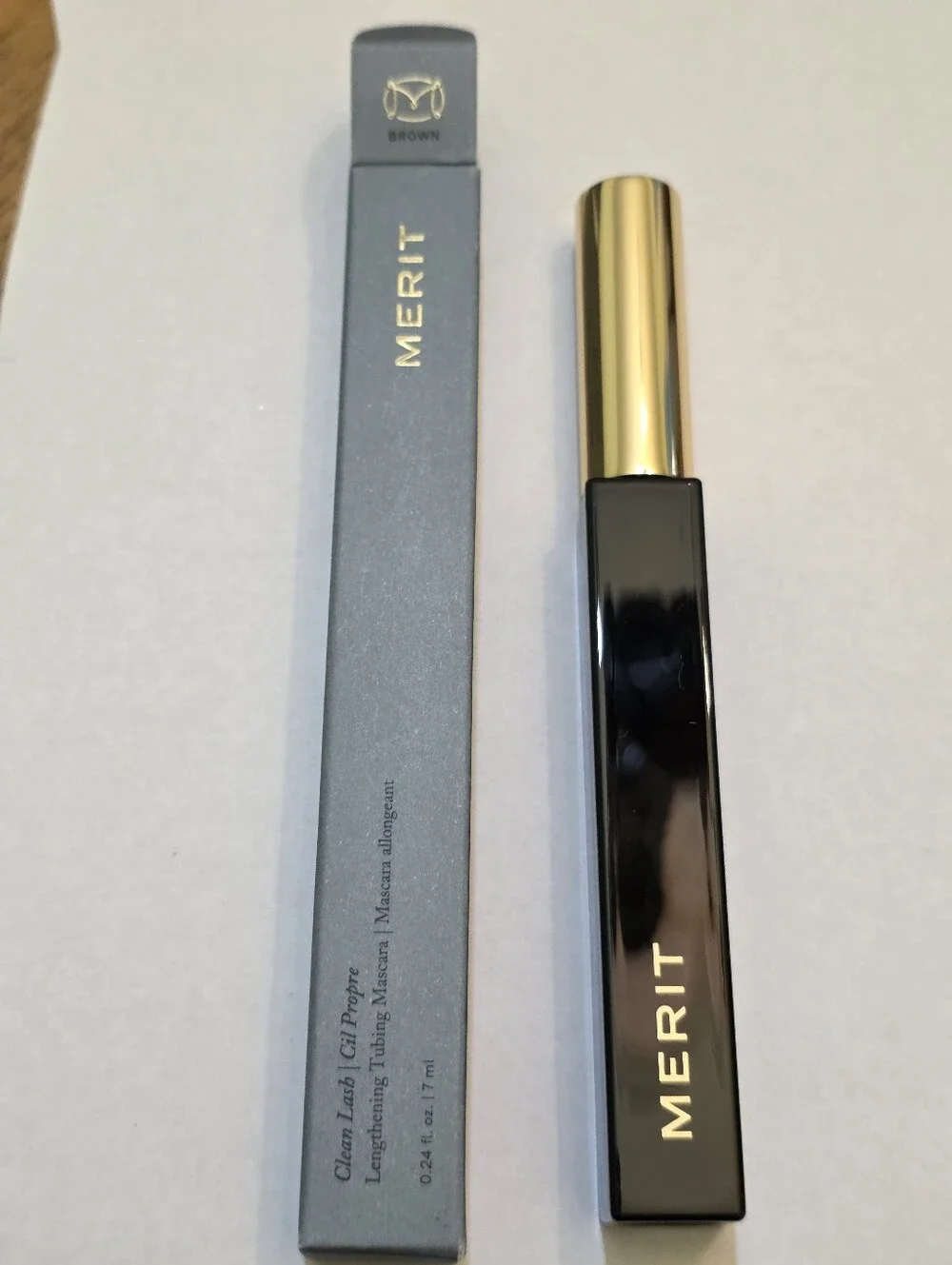 MERIT Clean LashBrown - Clean Lash in Brown. Brand New In A Box.